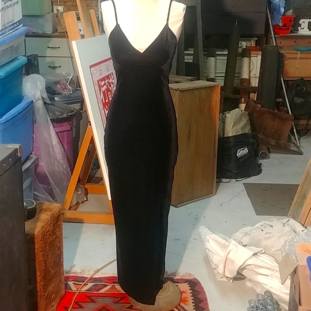 Black Velvet Dress